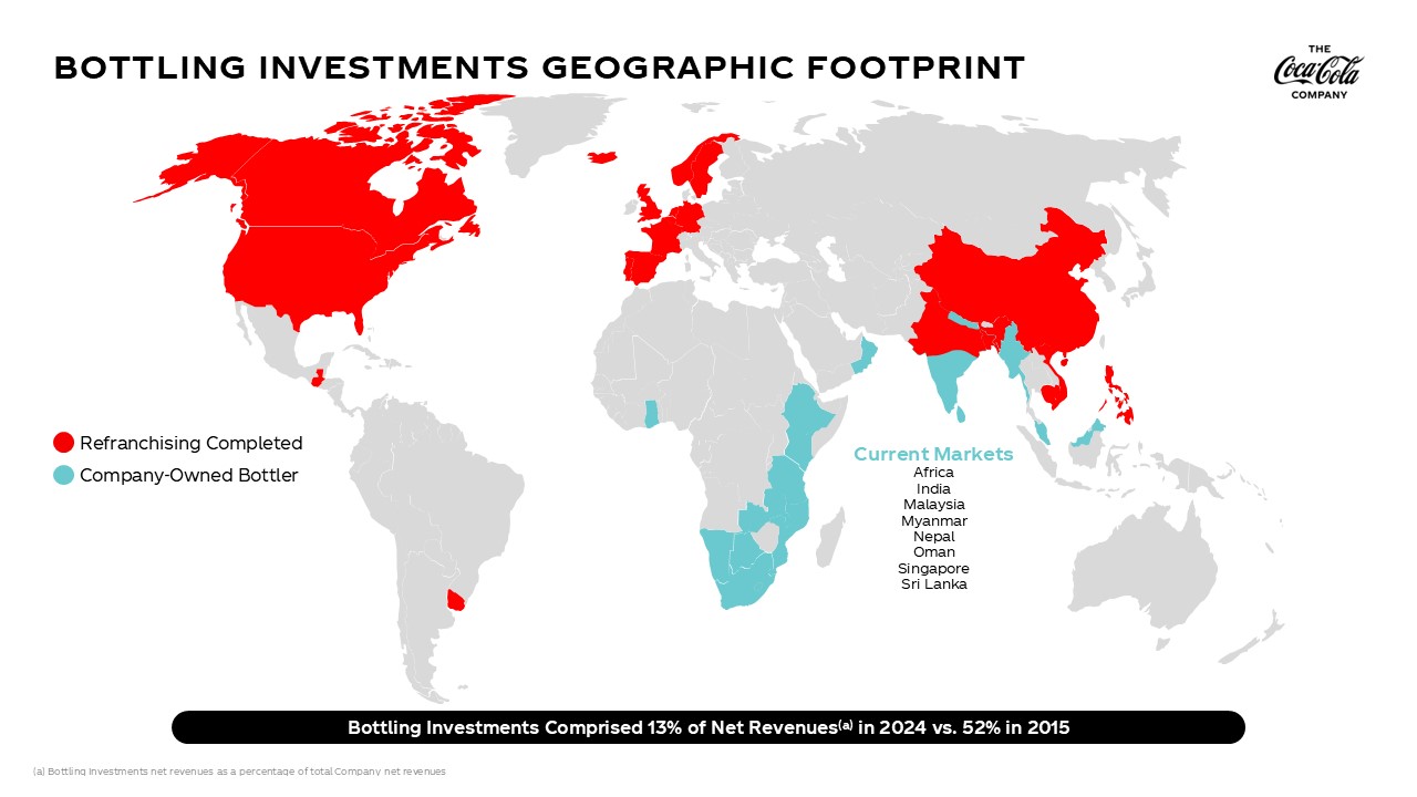 Coca-Cola BIG bottler map